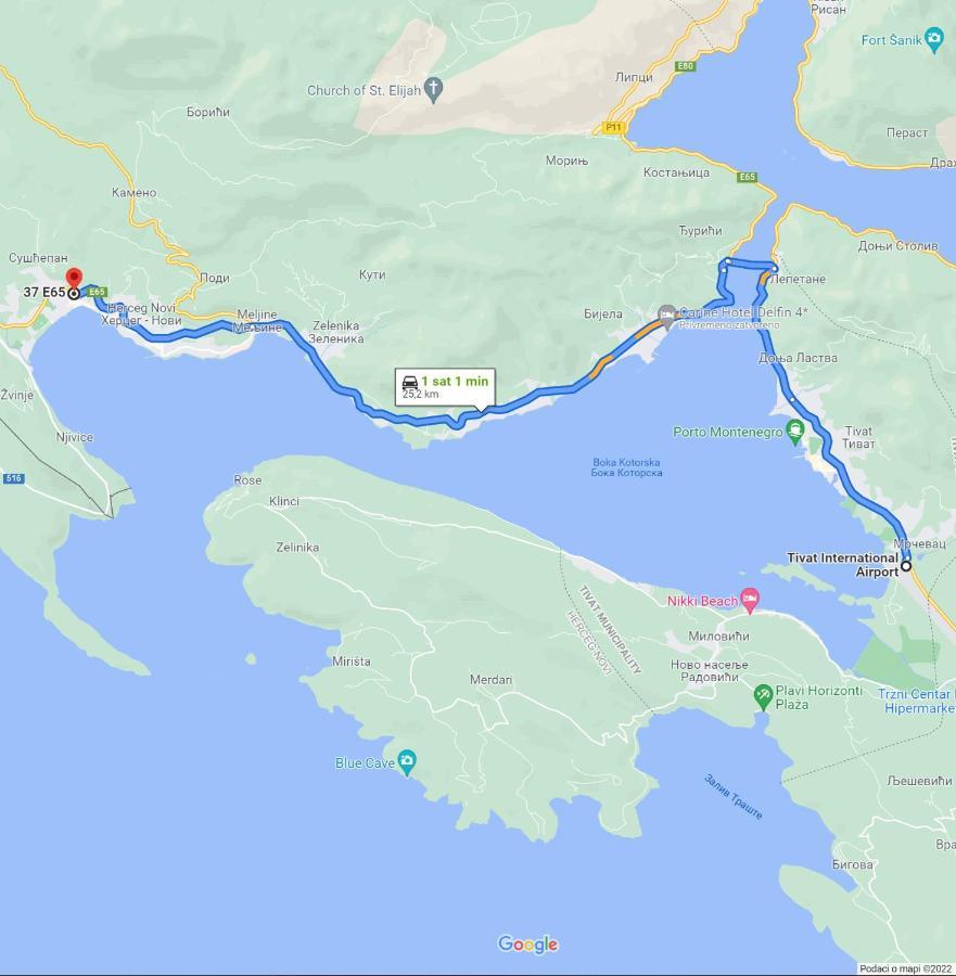 Dlx Apartman Adriatics Herceg Novi Exteriör bild